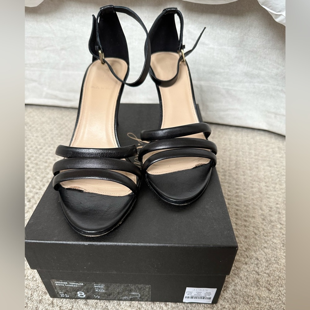 JCrew Leather Boyd heel